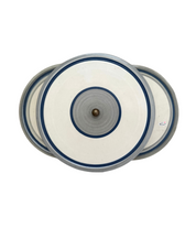Axella_wall_sconce,_wall_light,_large_triple_disc,_stoneware,_denmark,_1980s