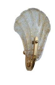 Barovier_and_Toso_Pair_of_Murano_Glass_and_Brass_Italian_Wall_Lights