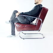 Bauhaus_Armchair_In_Chrome_Leather_Czechoslovakia_1930s