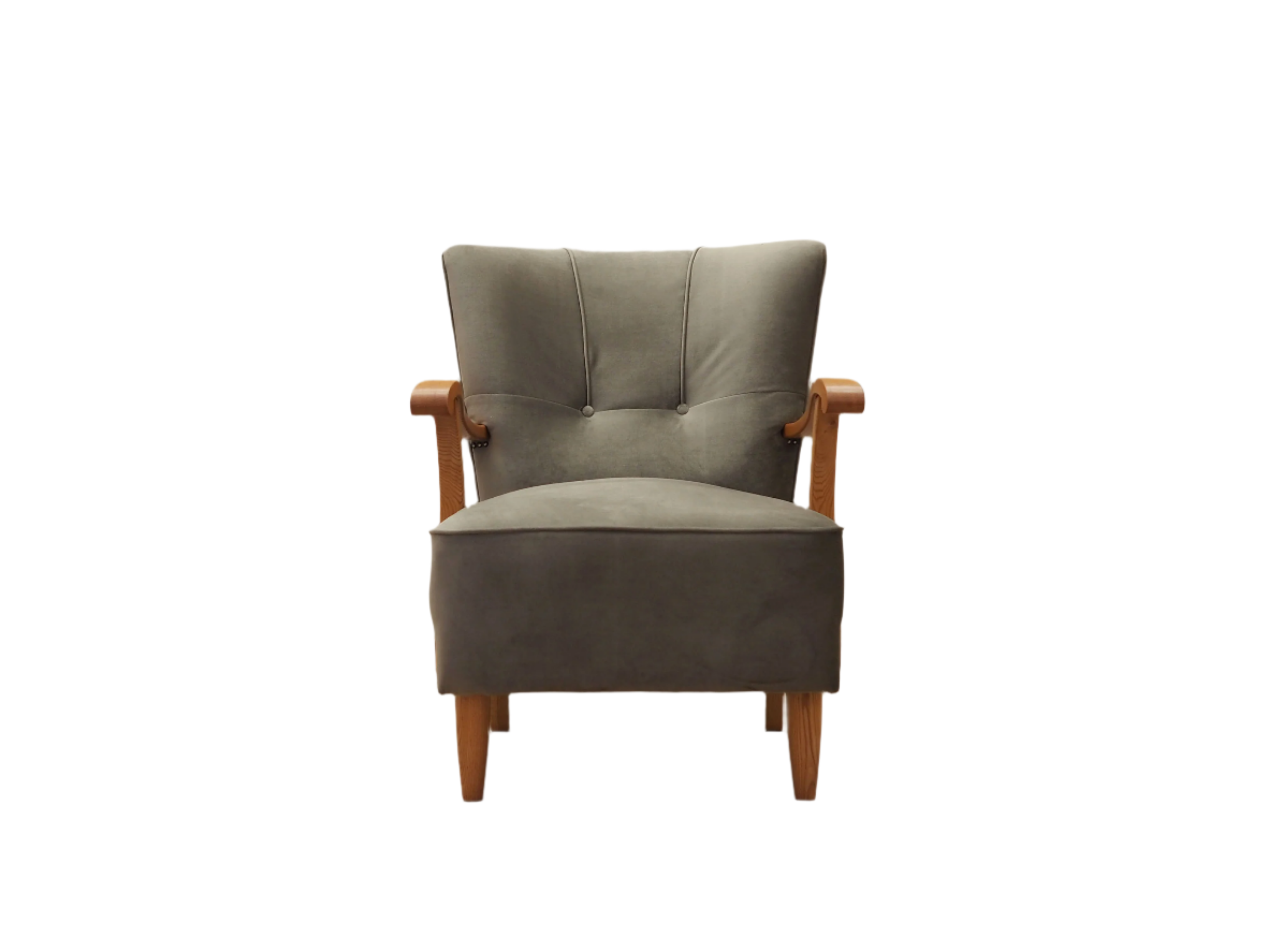 Beech_armchair_in_Danish_design_1960s_production_Denmark