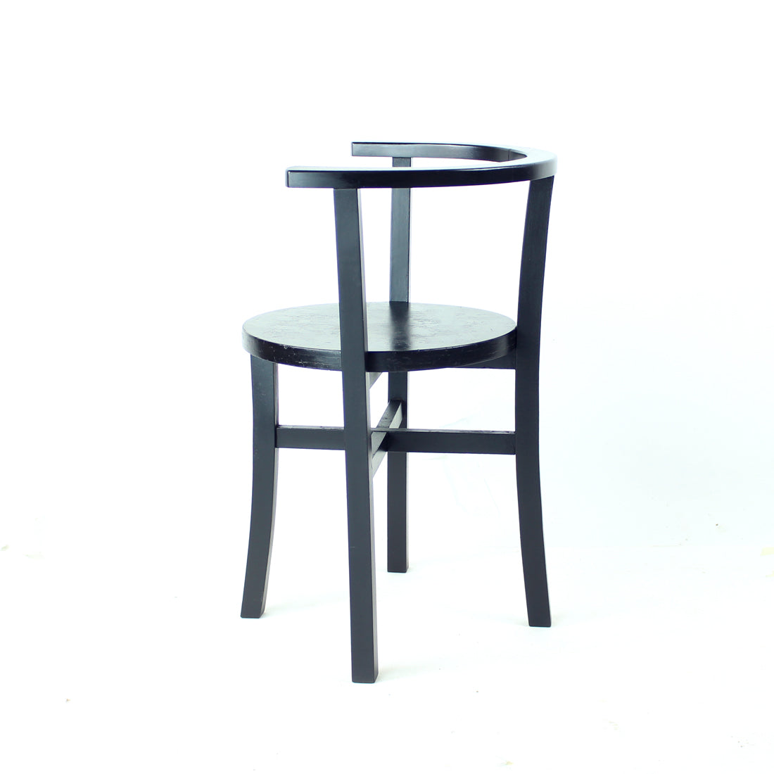 Black_Interwar_Period_Oak_Club_Armchair_Czechoslovakia_1930s
