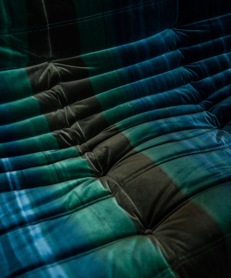 Blue_Velvet_Togo_3-Seat_Sofa_by_Michel_Ducaroy_for_Ligne_RosetImage at position 2