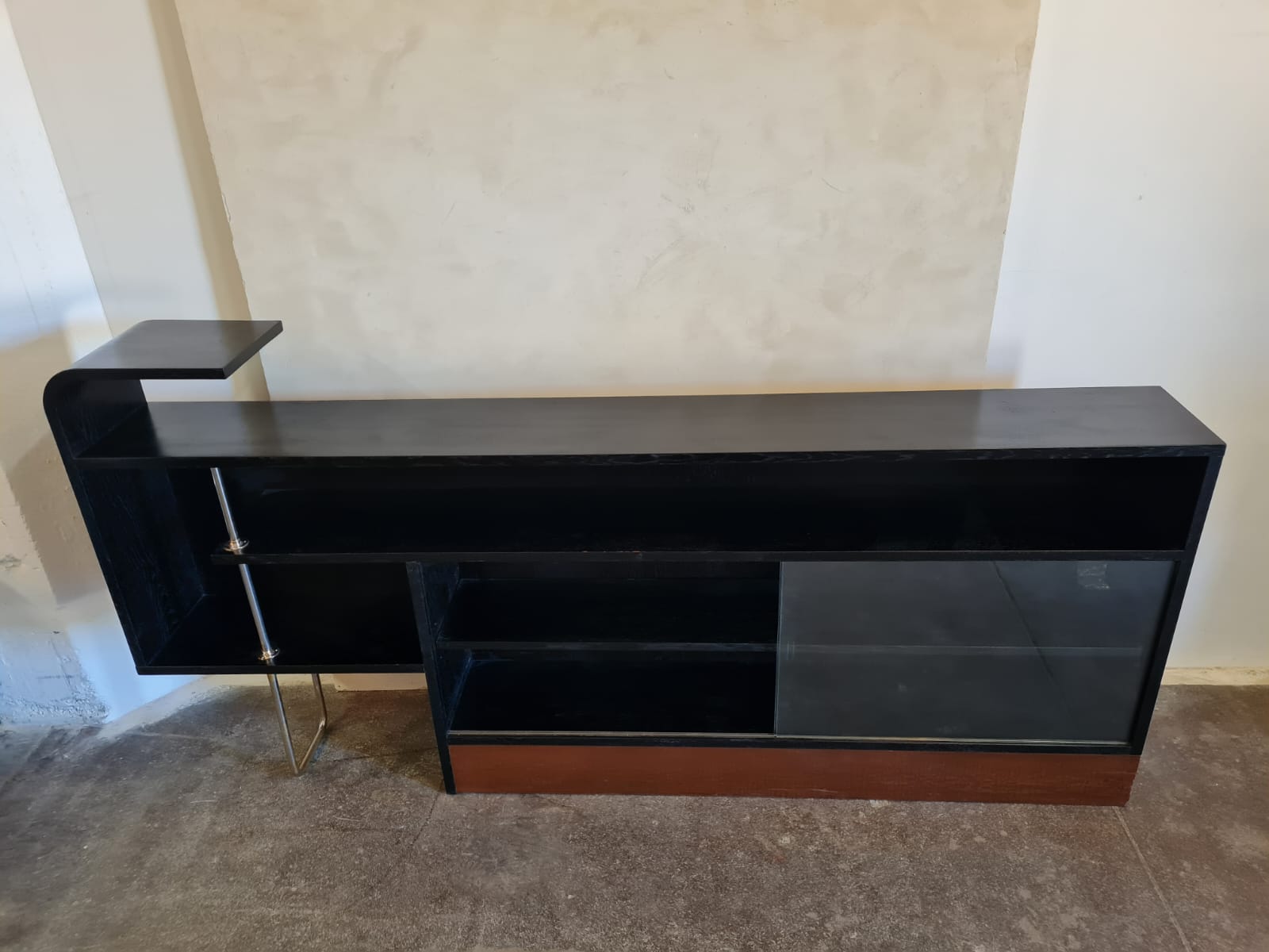 Functionalist_Sideboard_/_Bookcase_with_Shelves,_Czechoslovakia,_1930s