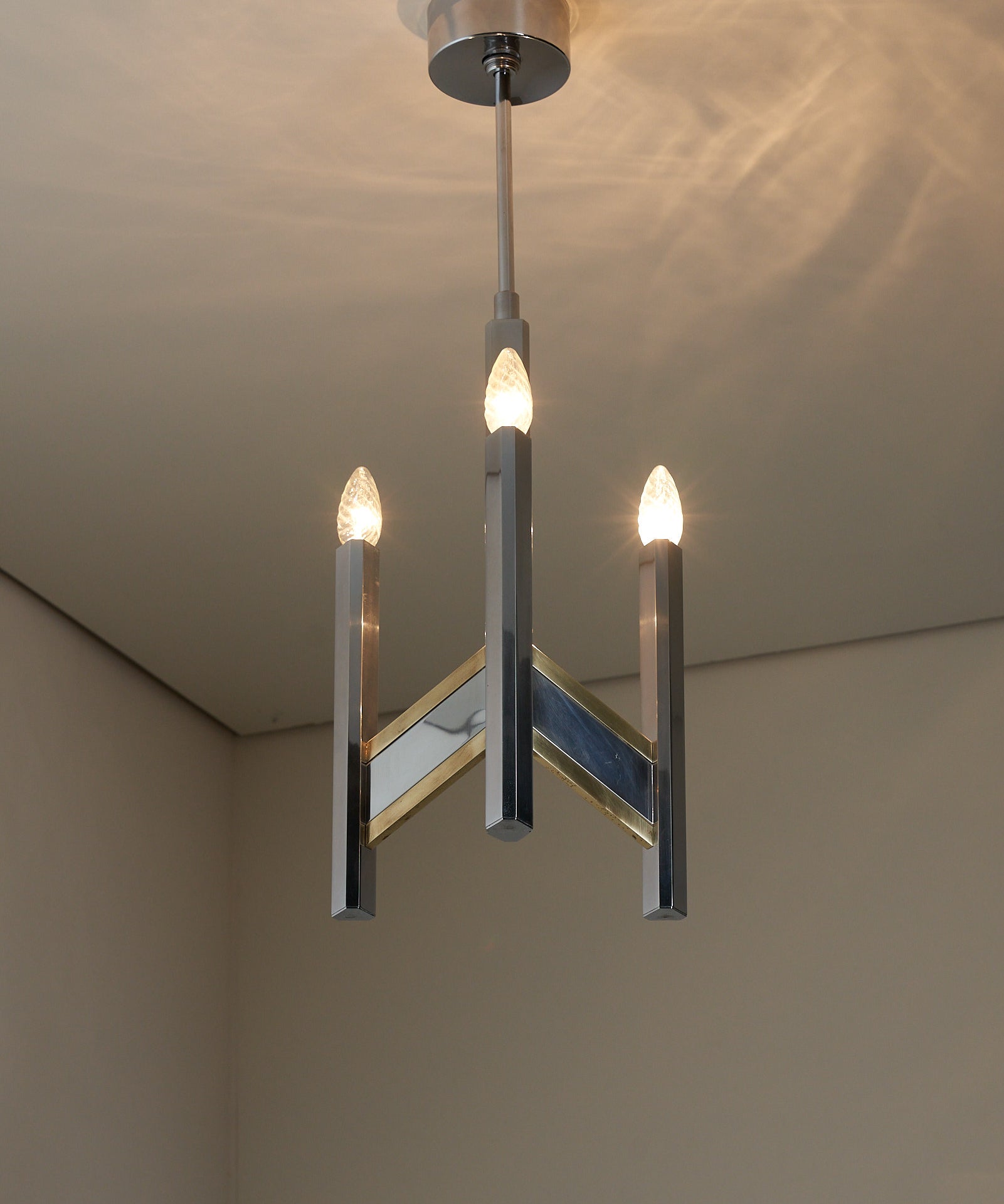 Brass_&_Chrome_Chandlier_Gaetano_Sciolari