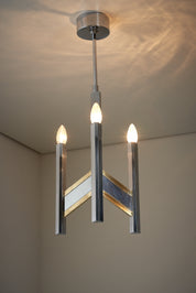 Brass_&_Chrome_Chandlier_Gaetano_Sciolari