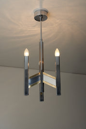 Brass_&_Chrome_Chandlier_Gaetano_Sciolari