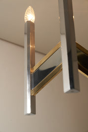 Brass_&_Chrome_Chandlier_Gaetano_Sciolari