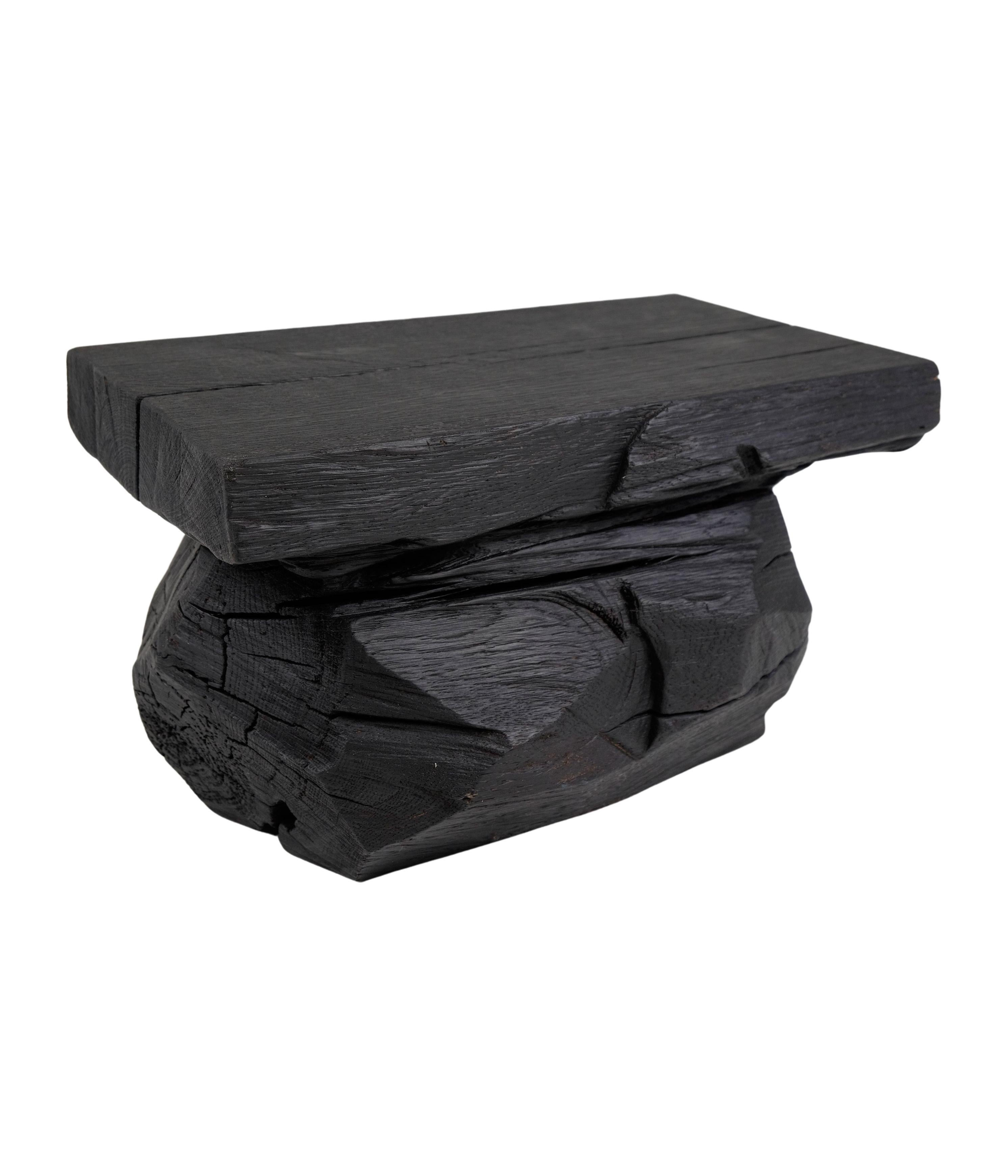 Brutalist_Sculptural_Stool_Side_Table_Solid_Burnt_Oak_Wood_1_1_Jownik