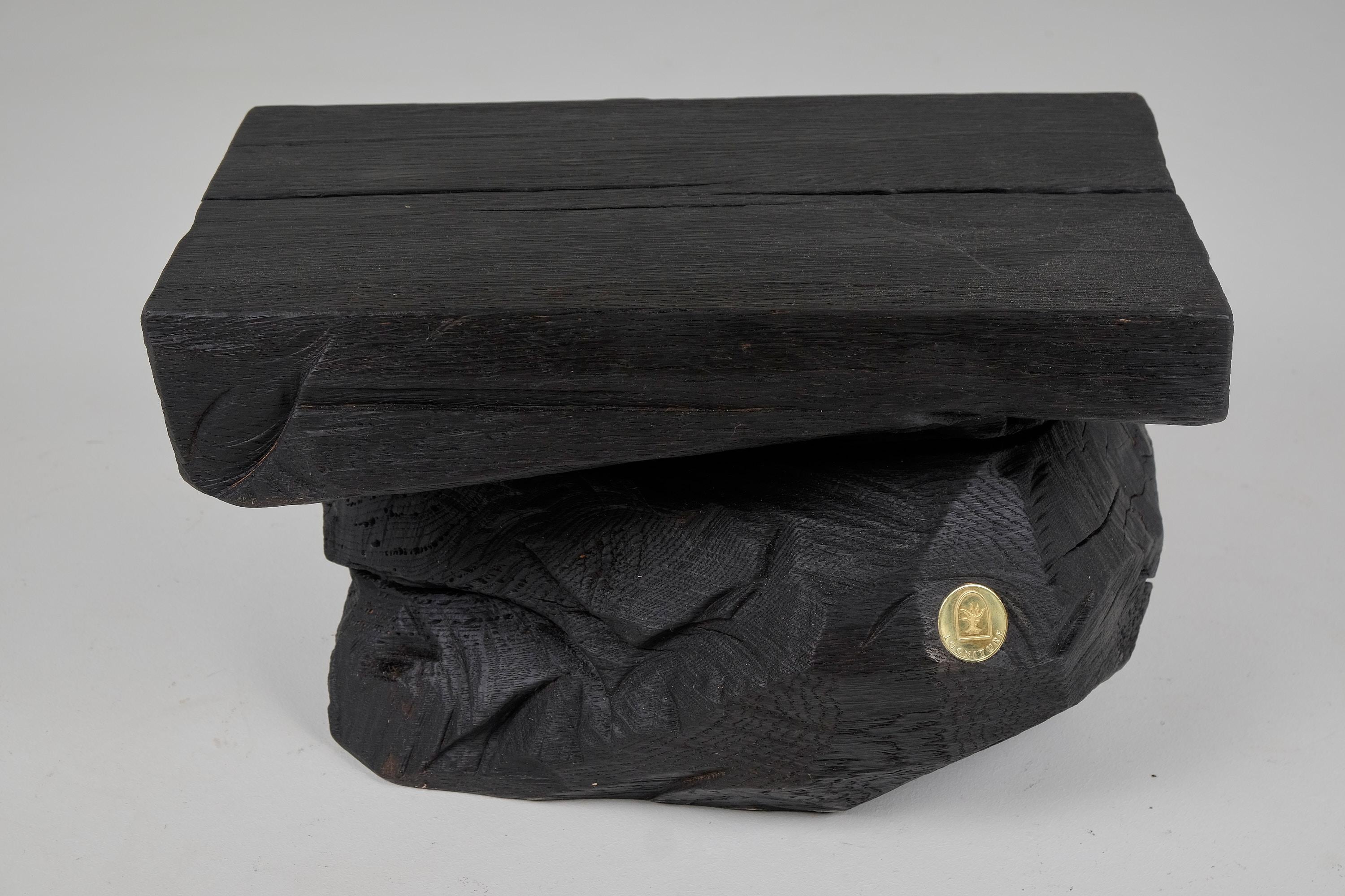 Brutalist_Sculptural_Stool_Side_Table_Solid_Burnt_Oak_Wood_1_1_Jownik