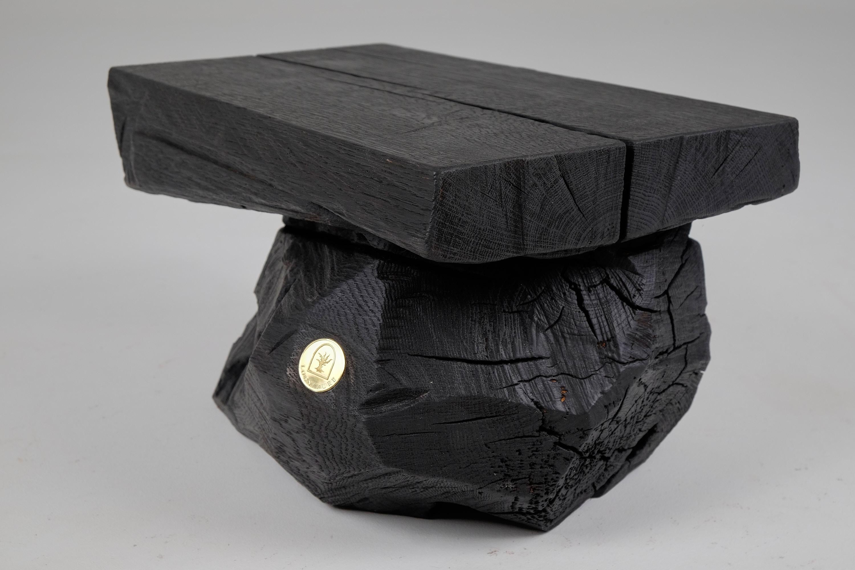 Brutalist_Sculptural_Stool_Side_Table_Solid_Burnt_Oak_Wood_1_1_Jownik