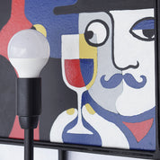 Cafe._Man_Wall_light