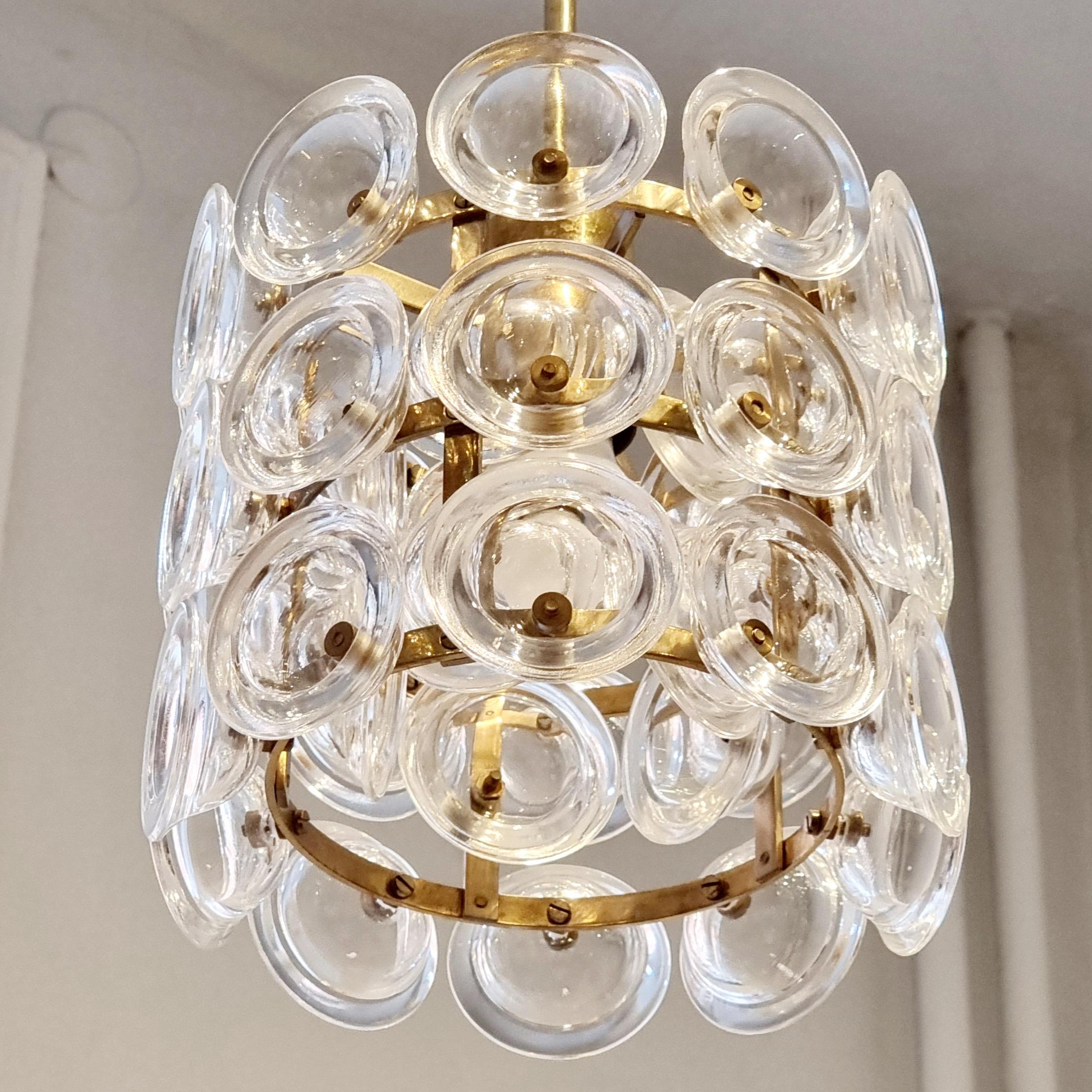 Carl_Fagerlund_Glass_Brass_Pendant_Fagerhult_Orrefors_Scandinavian_Modern