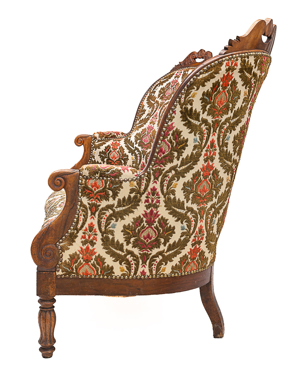 Carved_walnut_loveseat,_1930