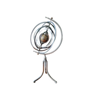 Chrome_and_brass_Copernican_armillary_sphere