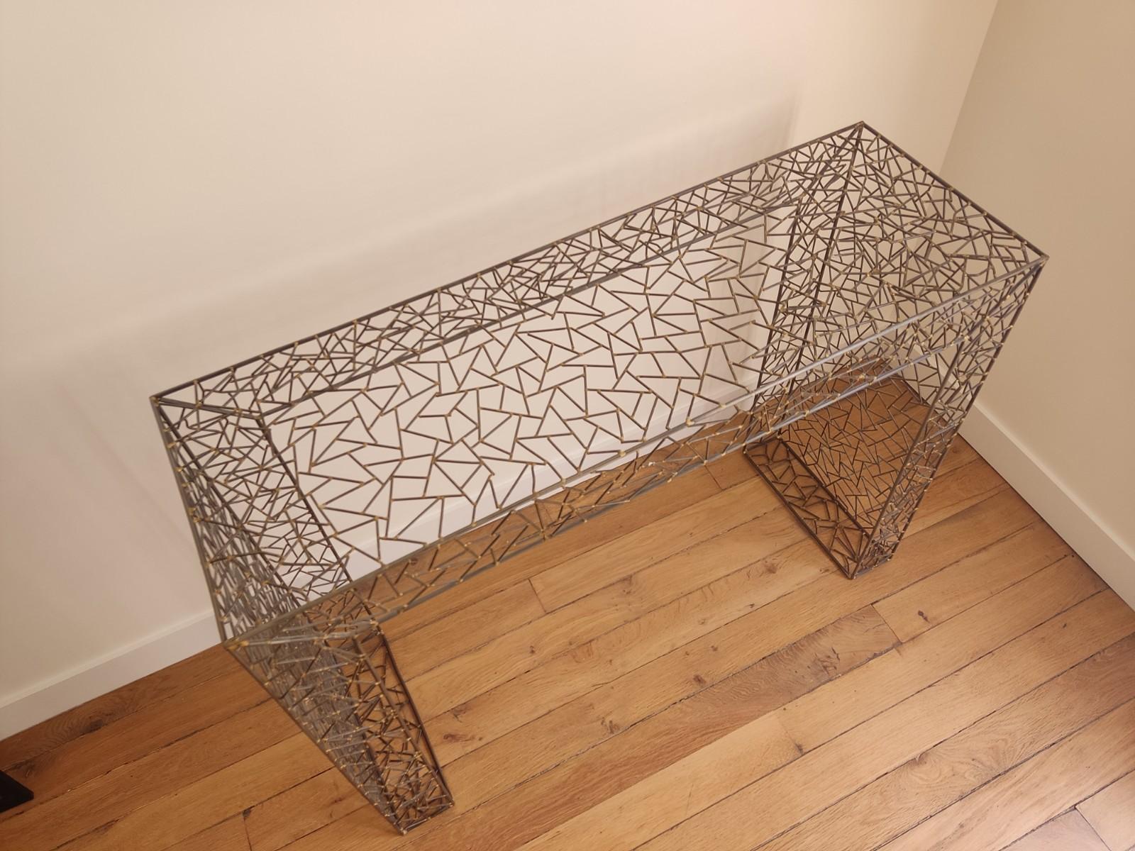 Console_Table_Inspired_by_Etorre_Stossas_in_Welded_Metal