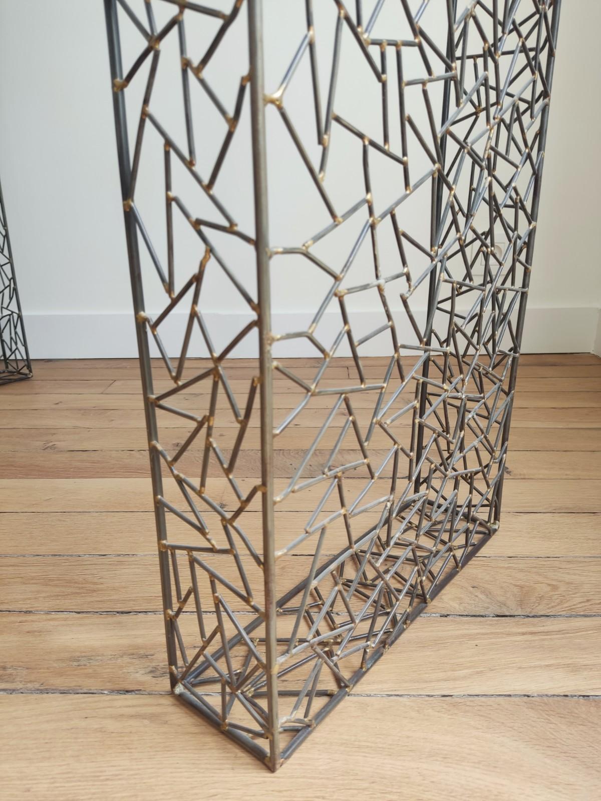 Console_Table_Inspired_by_Etorre_Stossas_in_Welded_Metal