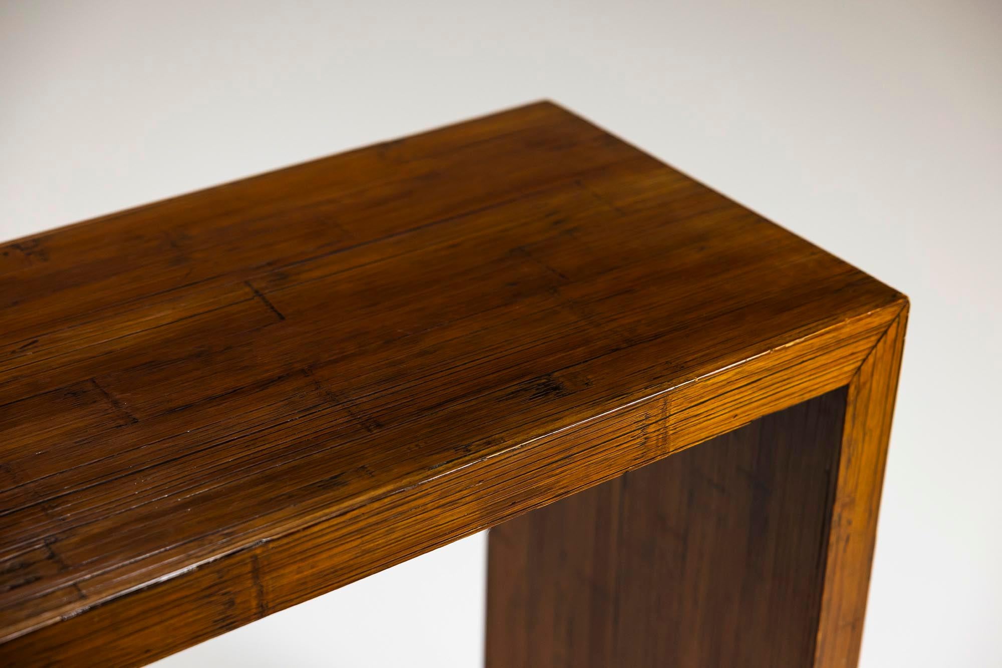 Console_Veneered_in_Dark_Stained_Bamboo_Belgium_1980s