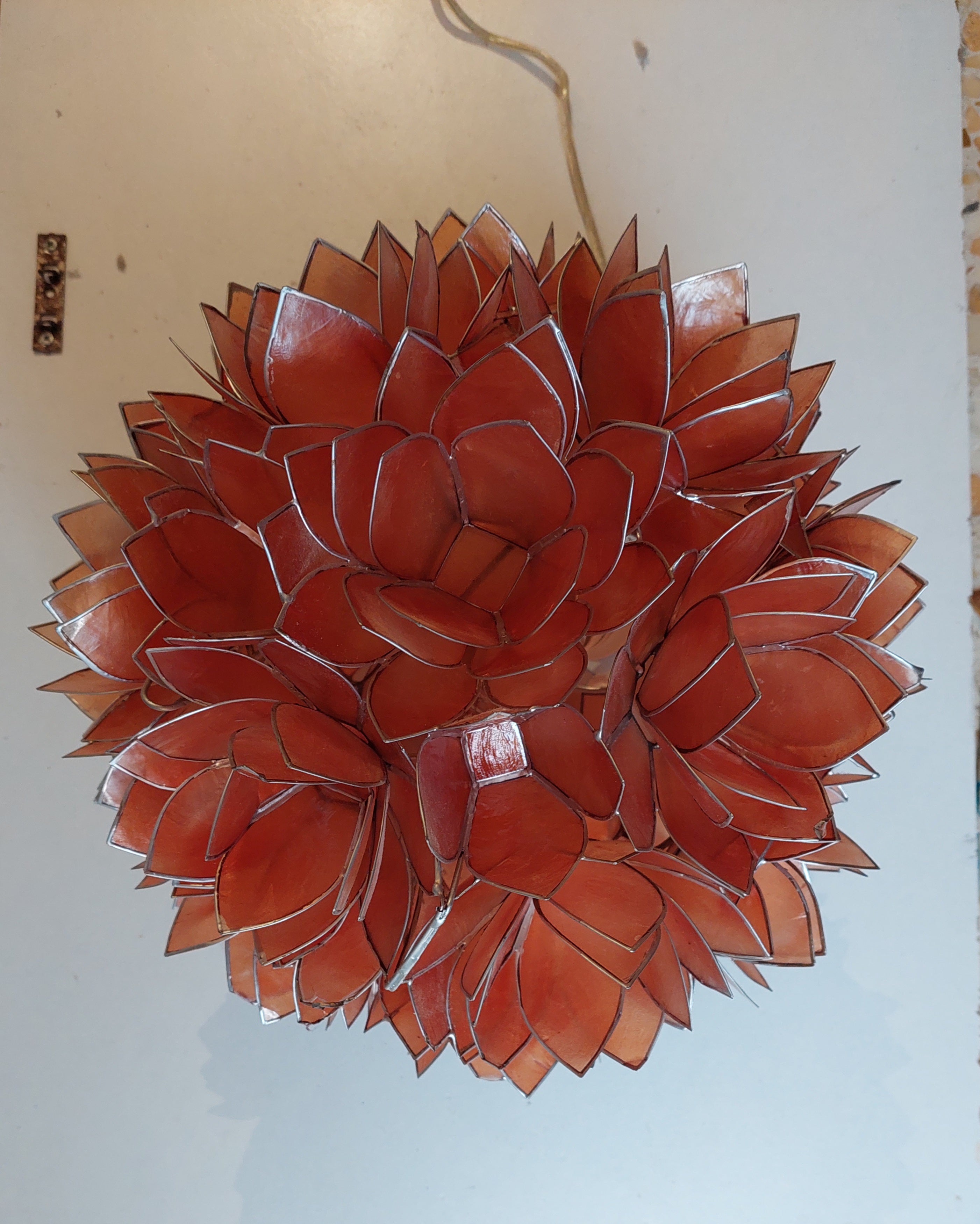 Coral__Cadiz_Shell__Mid_Century_Ceiling_Light_made_in_Germany_by_Rausch