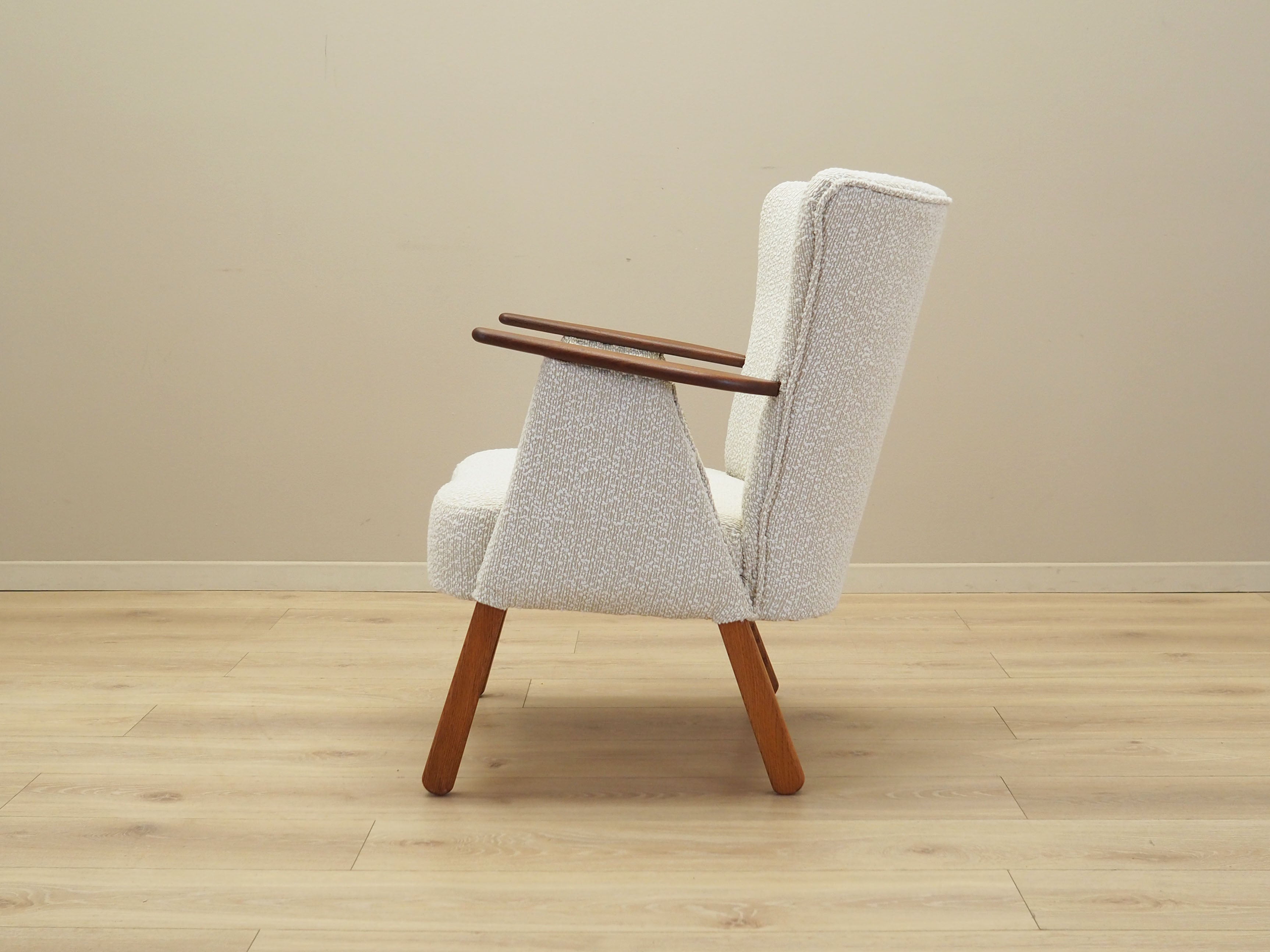 Cream_armchair_Danish_design_from_1970s_production_Denmark