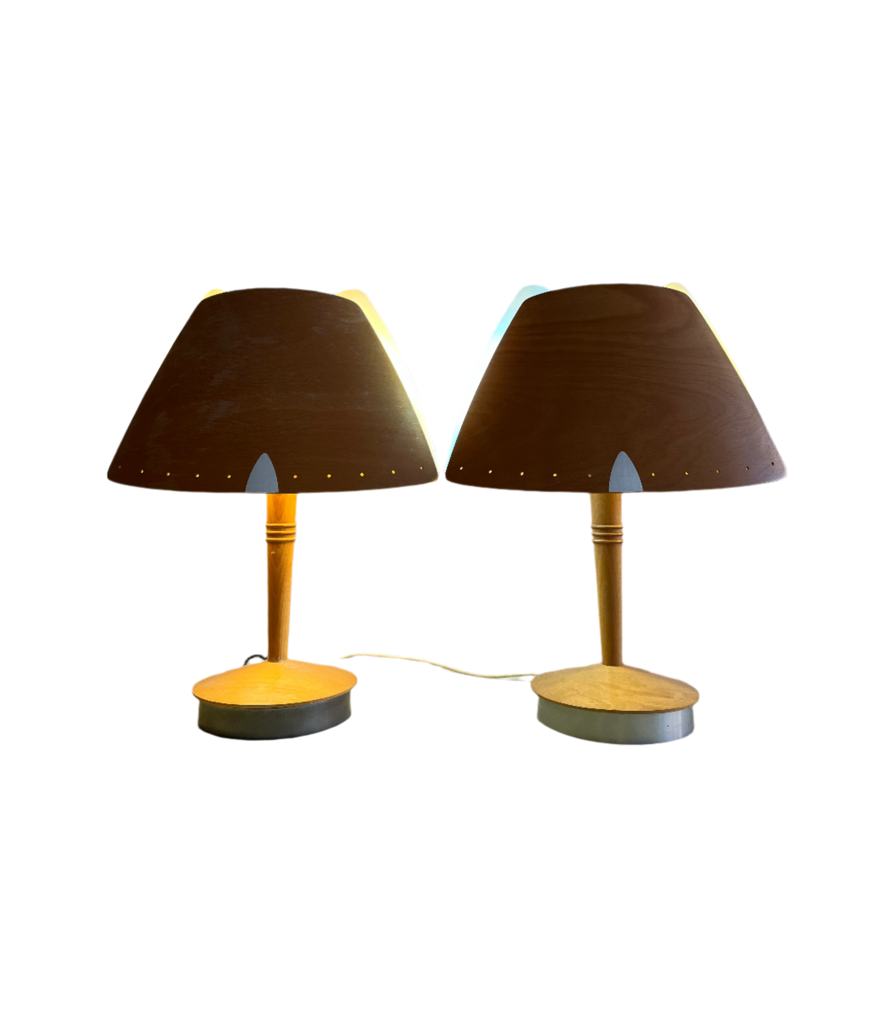 Set of 2 Lucid Harmonie table lamp  by Soren Eriksen
