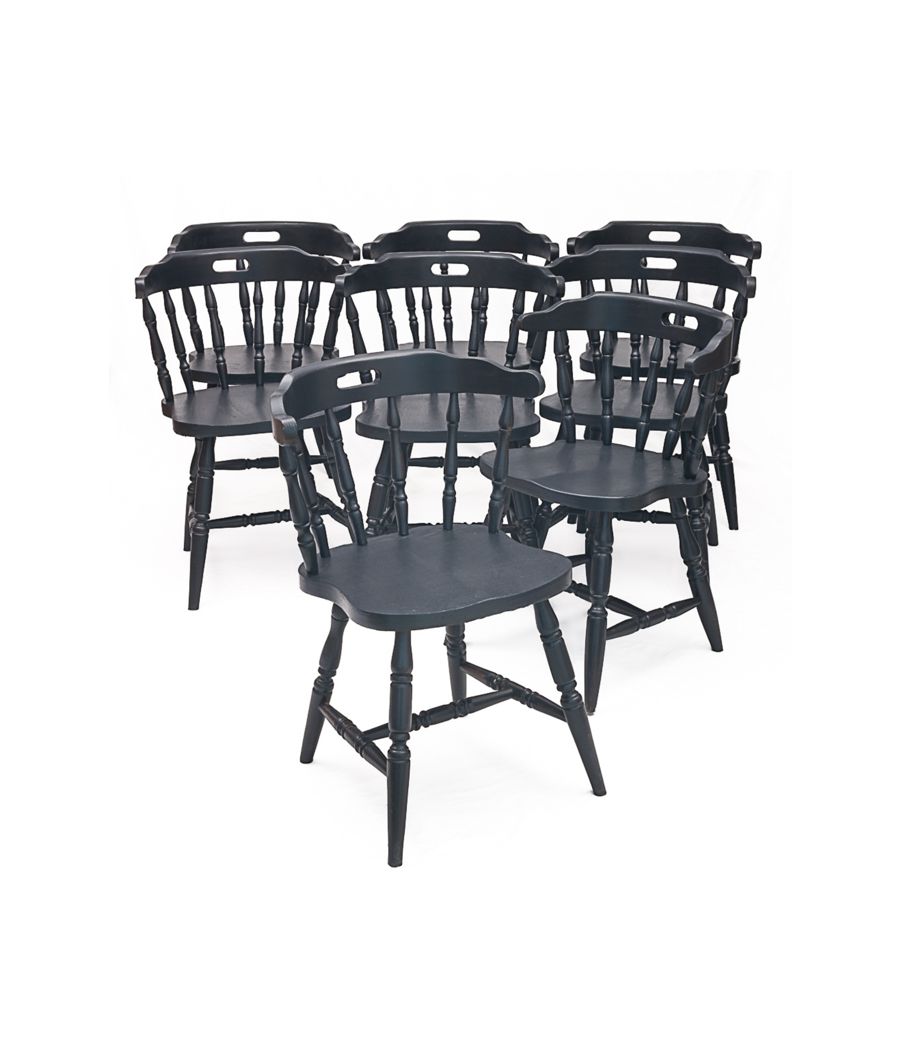 Set de 8 chaises bistrot "Cabriolet"