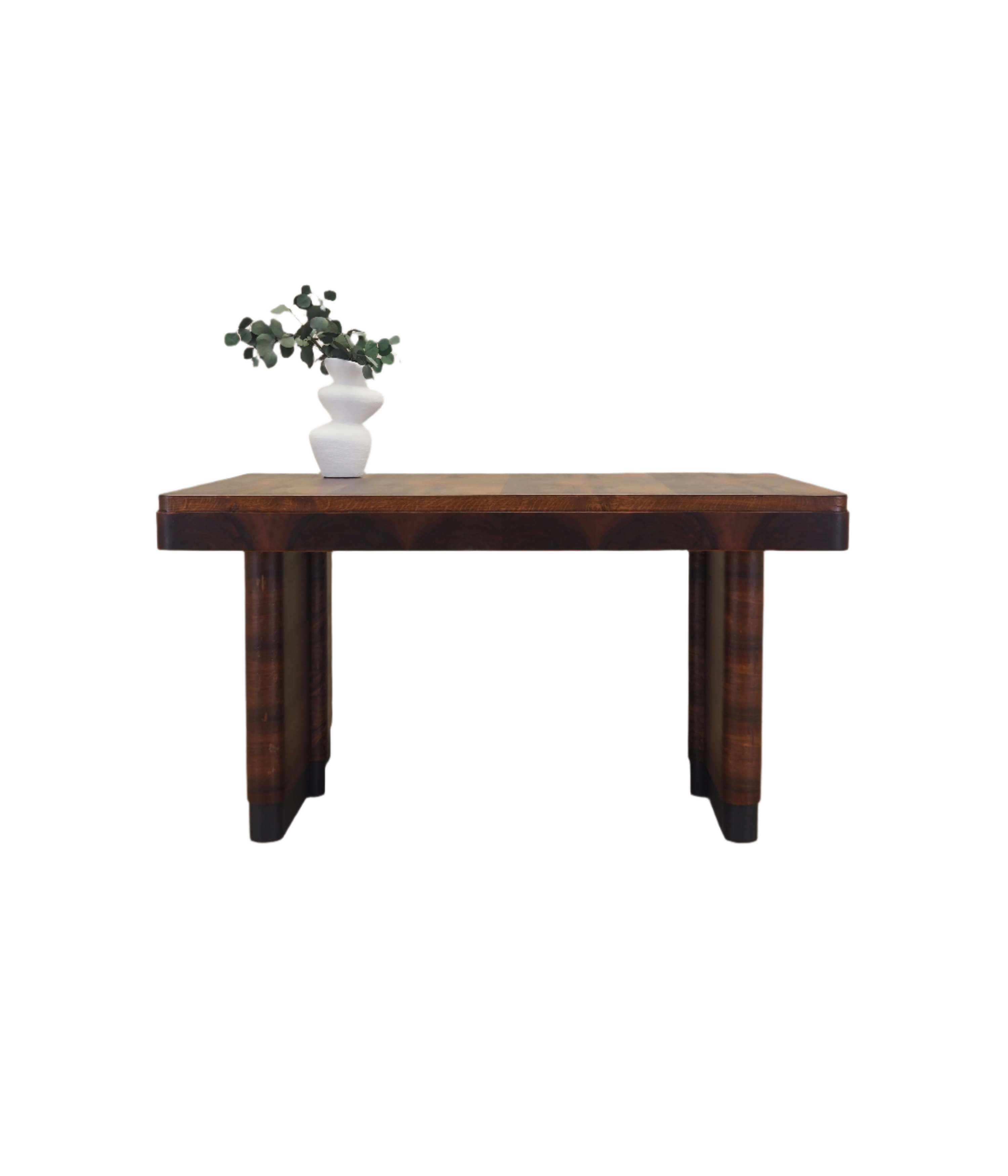 Walnut desk, Italian design, 1960s, production: Italy