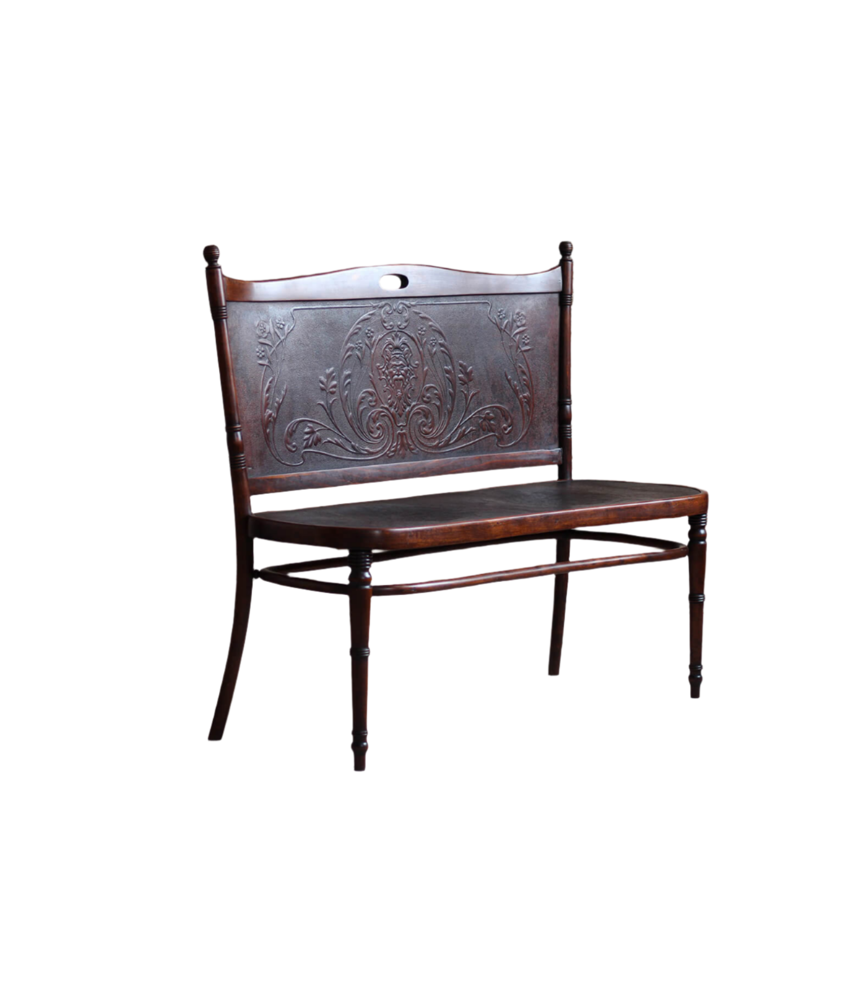 Antique Bentwood Bench Attributed to Jacob and Josef Kohn, Early 20th Century