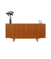 Ash sideboard, Danish design, 1970s, designer: Carlo Jensen, production: Hundevad