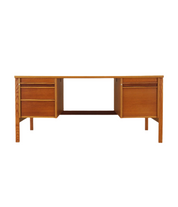 Ash desk, Norwegian design, 1970s, production: Norway