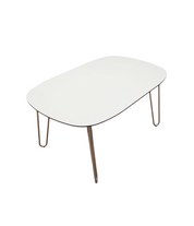 White table, Italian design, 1990s, production: Italy