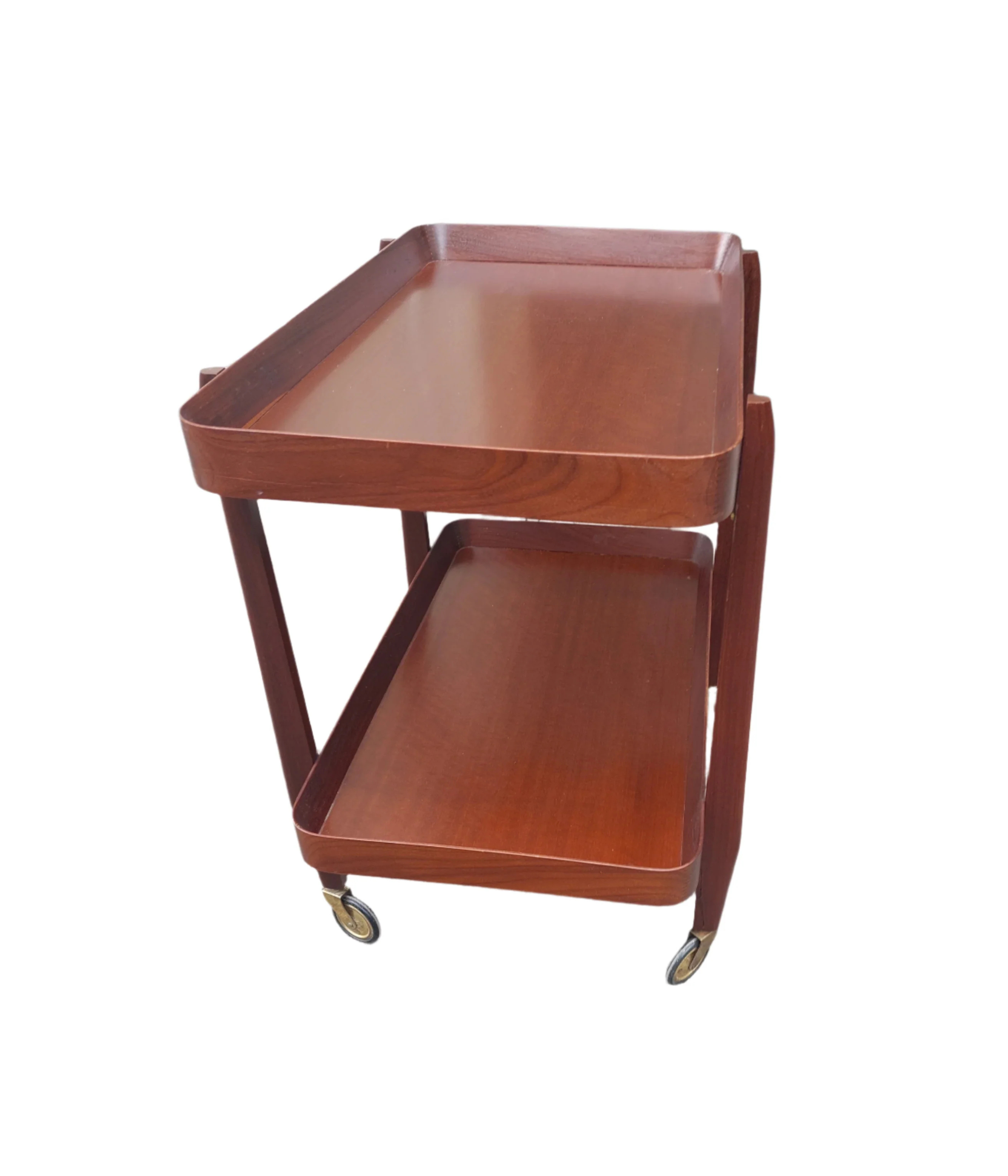 Scandinavian Style Mid Century Teak Drinks Trolley