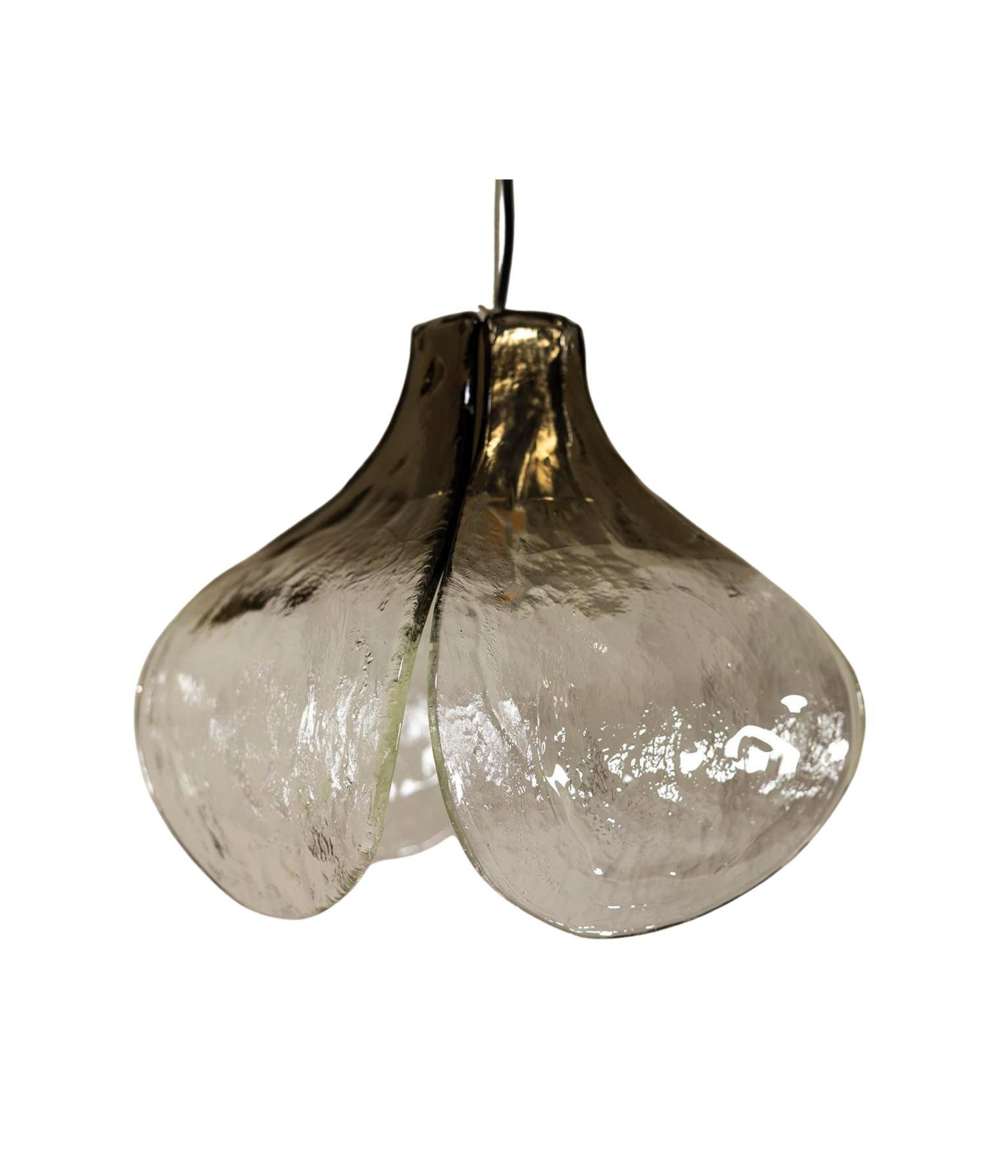 Carlo Nason LS 184 Flower-shaped Pendant Lamp, Italy 1970s