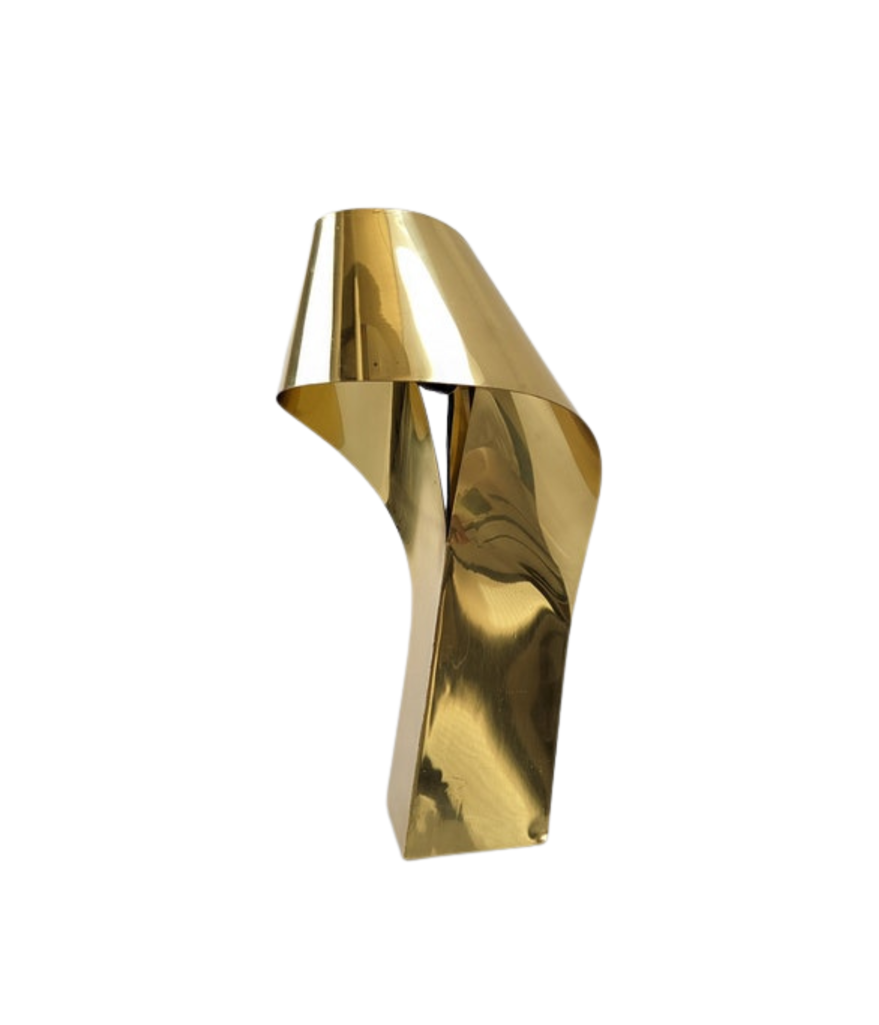 Brass design lamp stamped and numbered 1970s