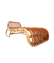 Bamboo lounger daybed, 1970s