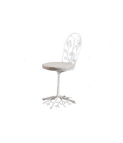 1950s Wrought Iron Sculptural Garden Chair with Tree Design