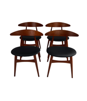 Set of 4 CH33 Dining Chairs, Hans J. Wegner, Denmark, 1950s