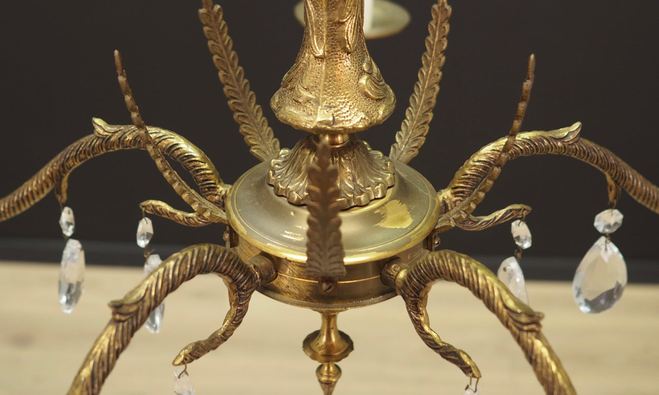 Danish_Brass_chandelier_1960s