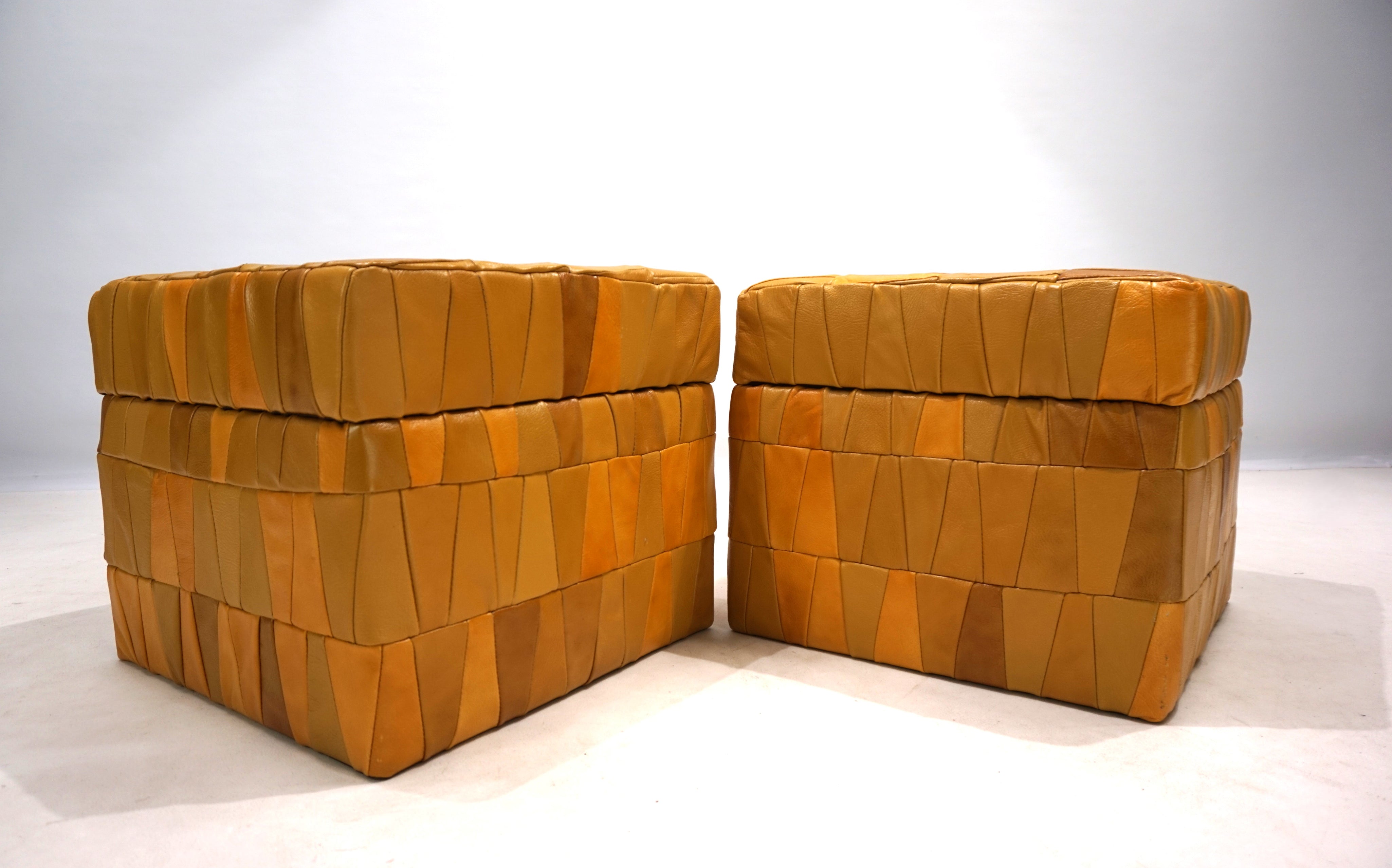 De_Sede_patchwork_leather_stool,_1970