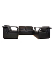 Otto Zapf Arcona Leather Living Room Set for Art Collection