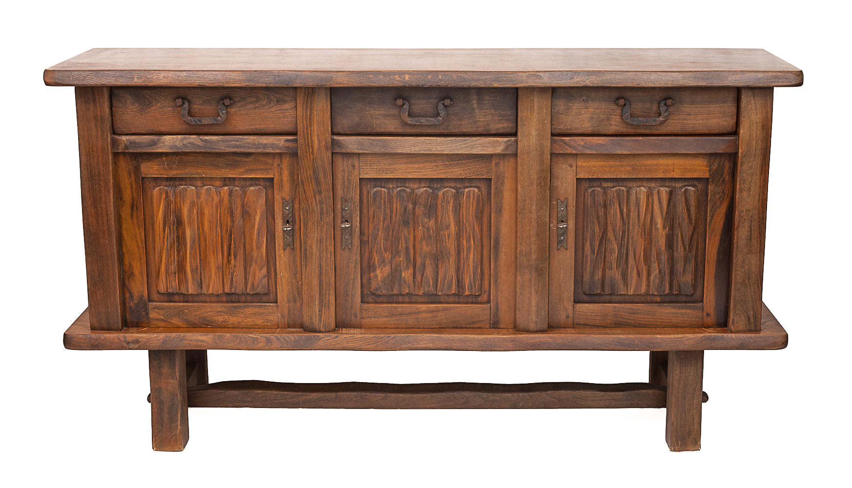 Brutalist_3-door_sideboard_by_Olavi_Hanninen_for_Mikko_Nupponen