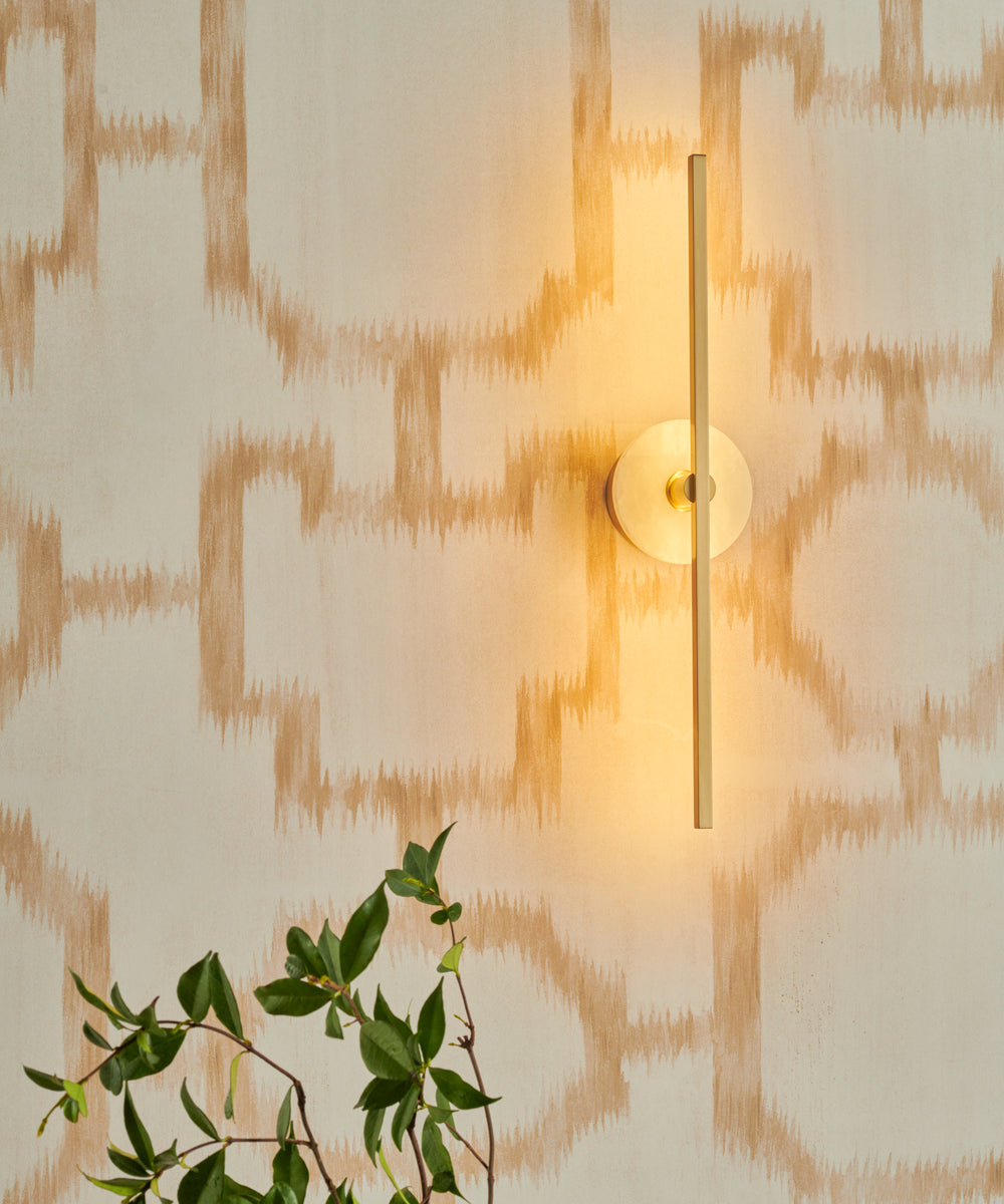 Essential_Stick_wall_sconce_in_Brass_and_Alabaster