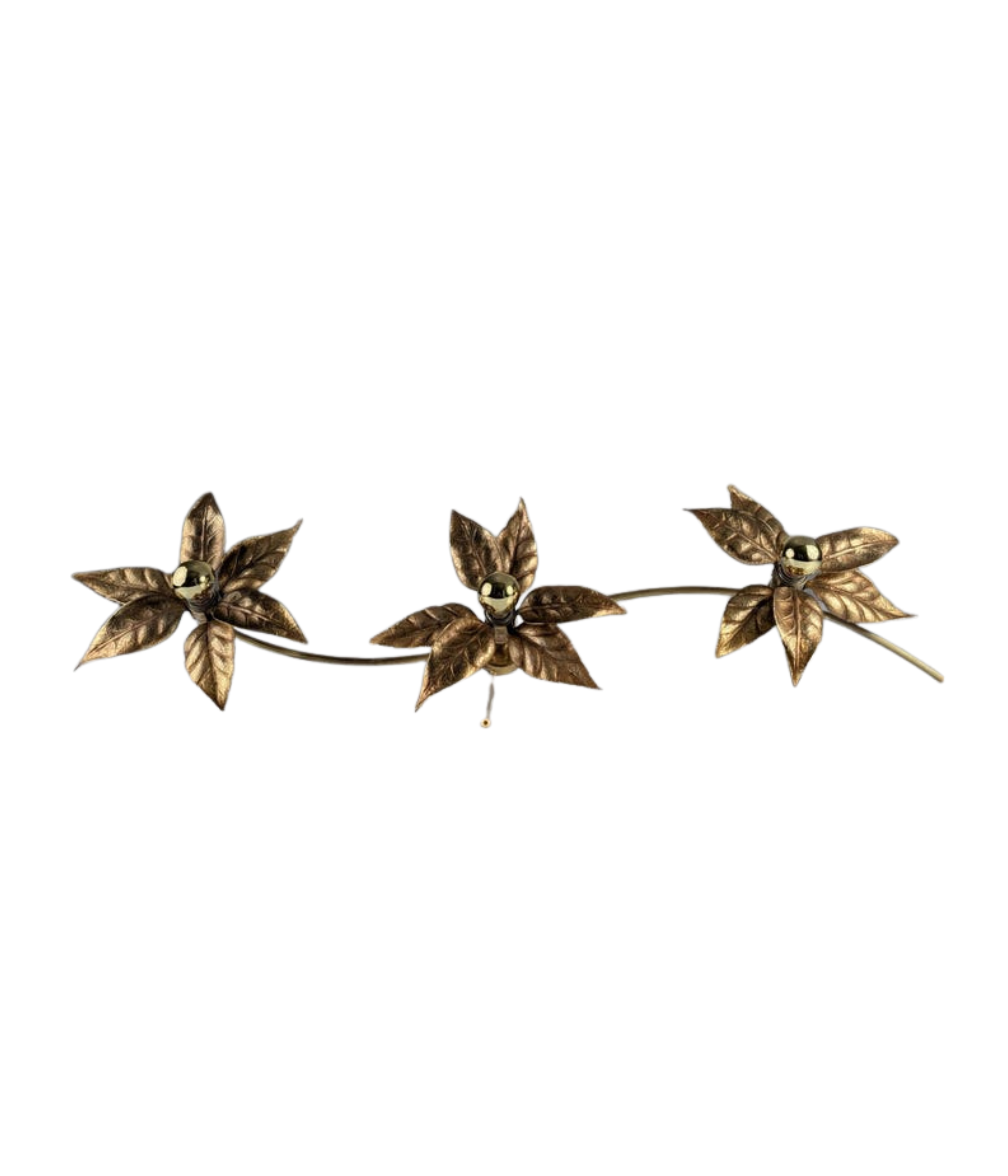 Floral_wall_lamp_by_Willy_Daro,_Belgium_1970s