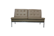 Florence_Knoll_leather_two-seater_mod._65_for_Knoll_International