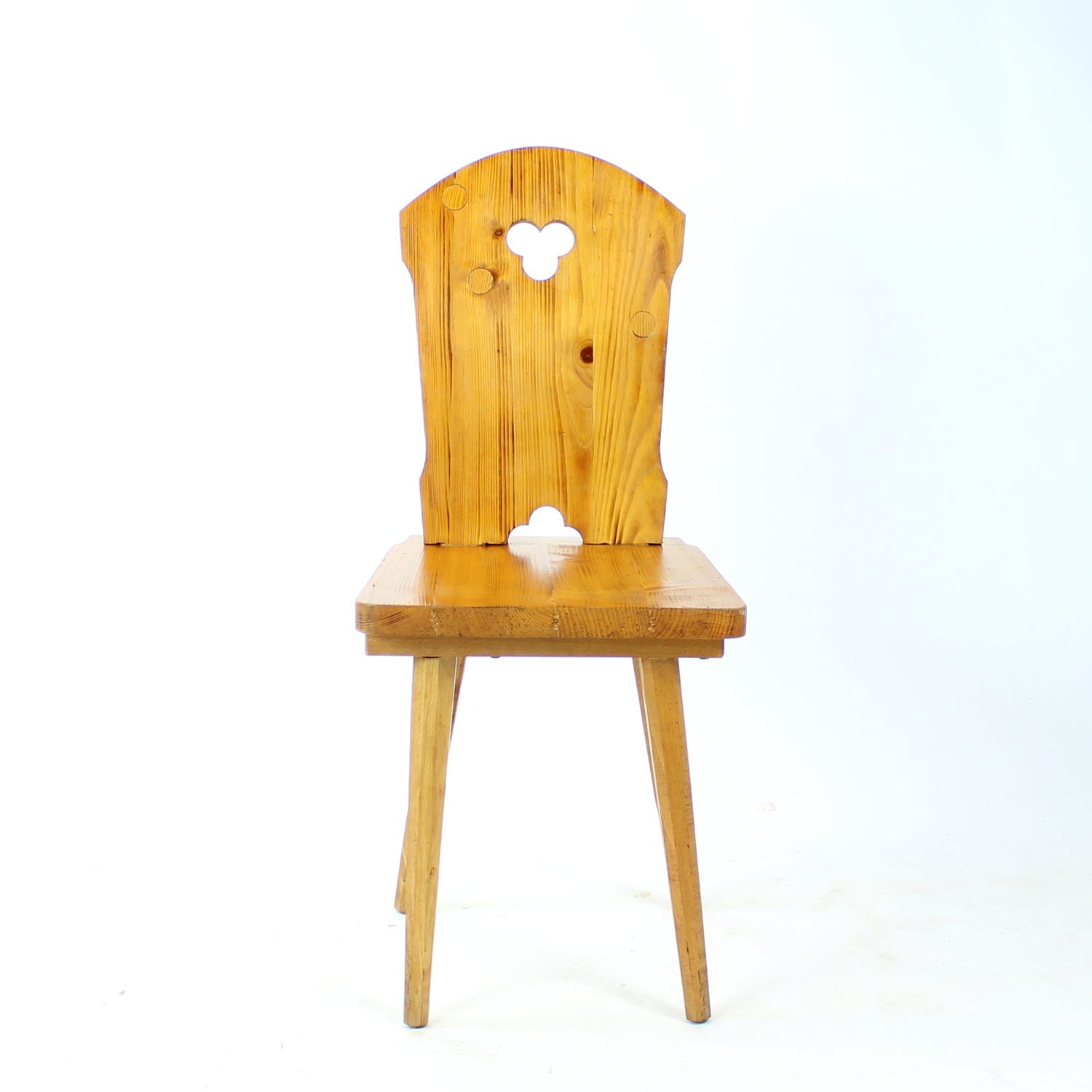 Folk_Style_Dining_Chair_In_Wood,_Czechoslovakia_1970s