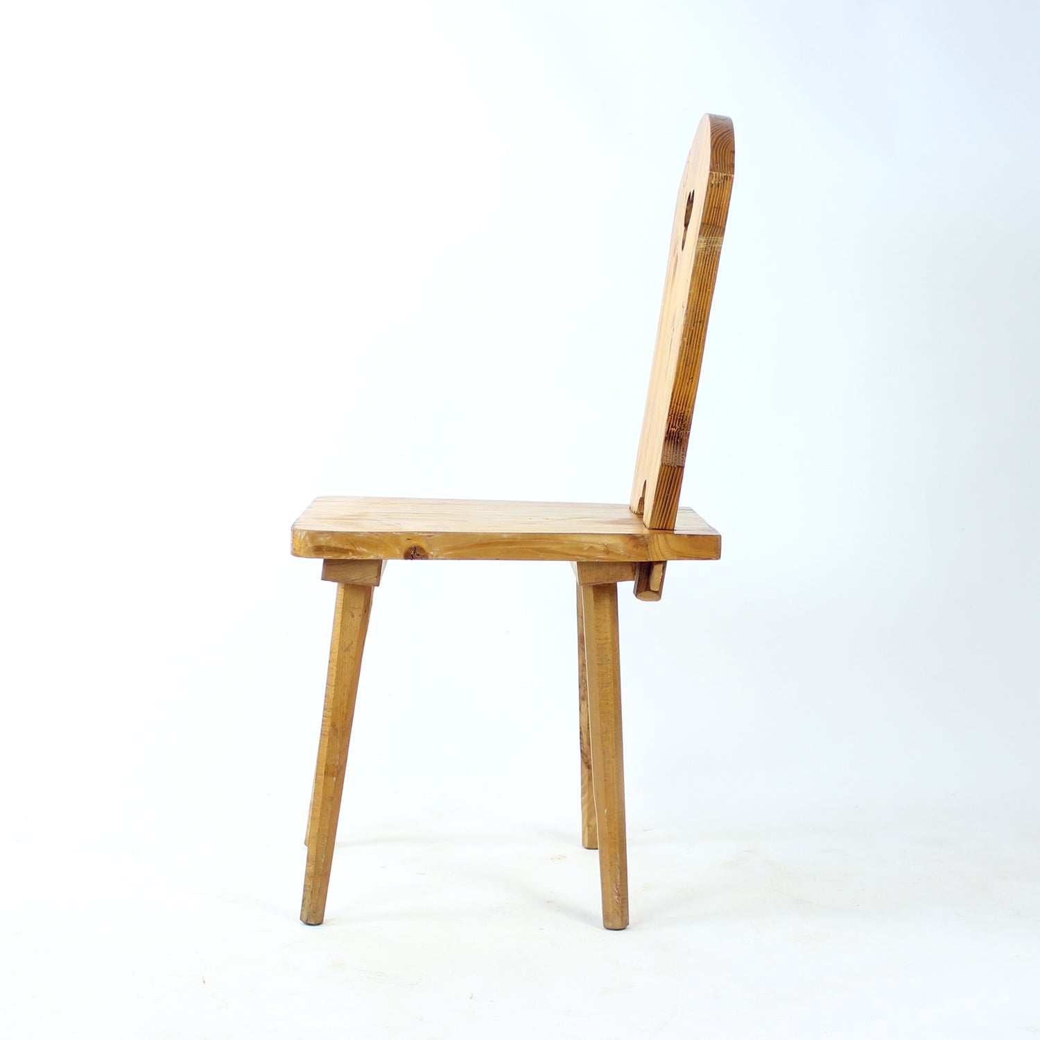 Folk_Style_Dining_Chair_In_Wood,_Czechoslovakia_1970s