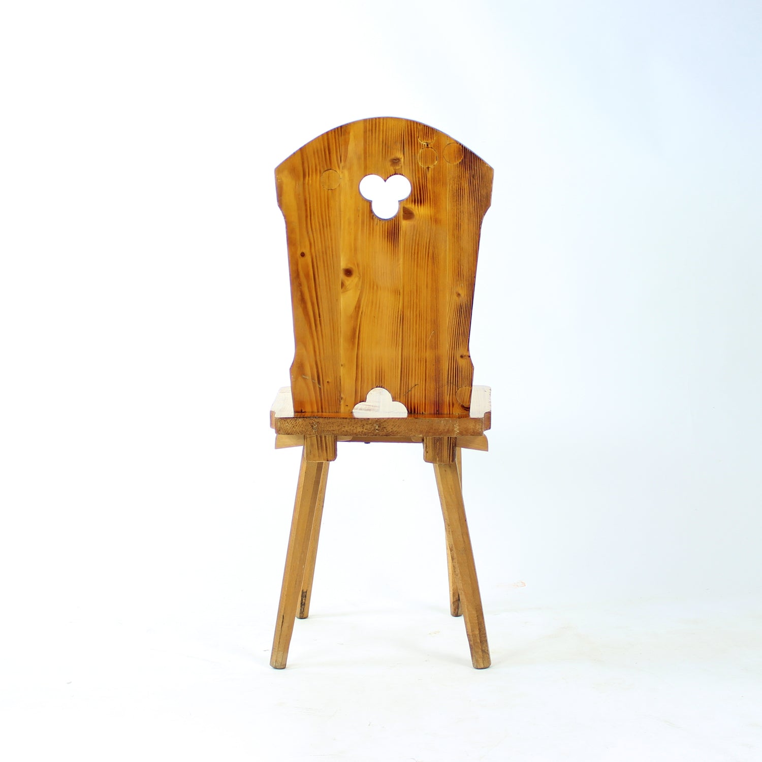 Folk_Style_Dining_Chair_In_Wood,_Czechoslovakia_1970s