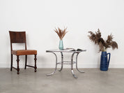 Glass_coffee_table_in_Danish_design_1970s_production_Denmark