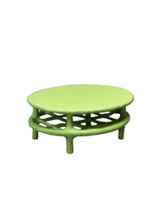 Green_Oval_Coffee_Table_With_Grid