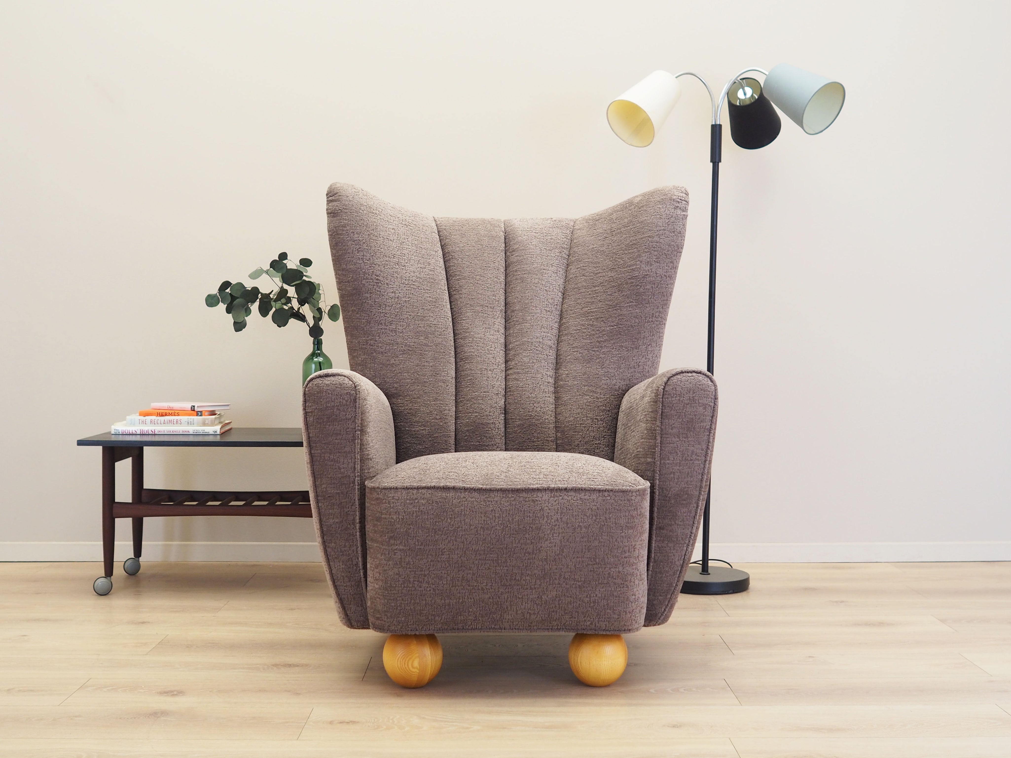 Grey_armchair_Scandinavian_design_production_Denmark