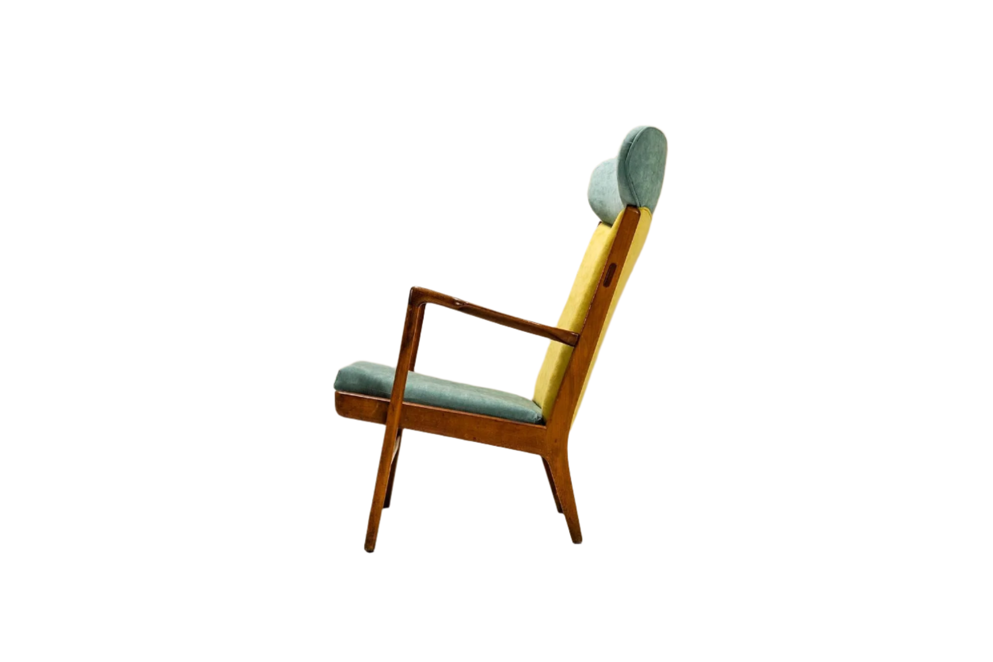 Hans_Wegner_Ap-15_Wingback_Lounge_Chair_in_Teak_and_Fabric_Denmark_1951